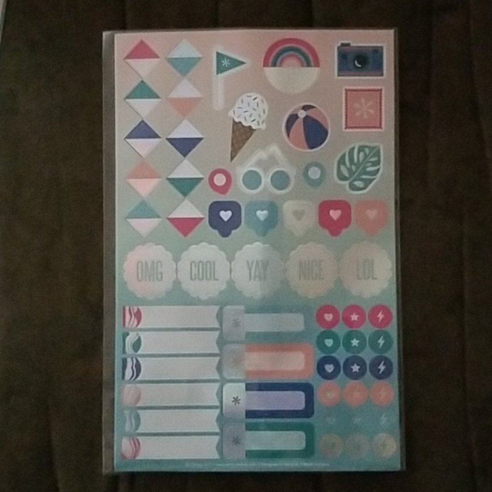 Erin Condren Summer Sticker Sheets - Picture 3 of 3